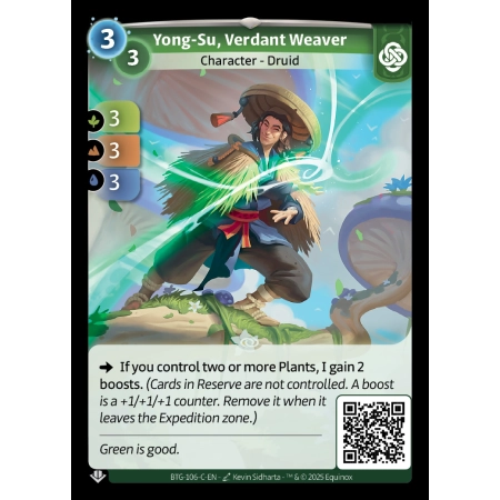 Yong-Su, Verdant Weaver