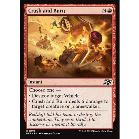 Crash and Burn [FOIL]