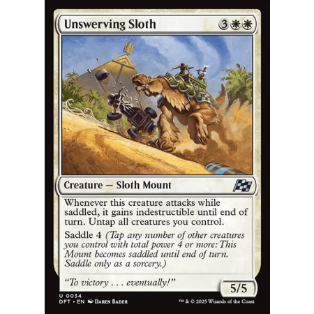 Unswerving Sloth [FOIL]