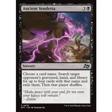 Ancient Vendetta [FOIL]