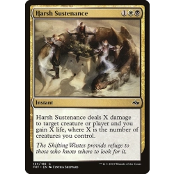 Harsh Sustenance