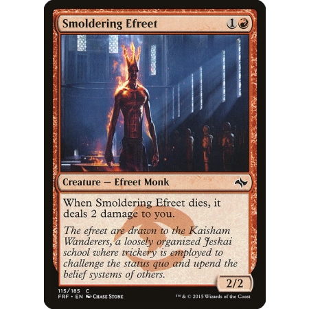 Smoldering Efreet [FOIL]