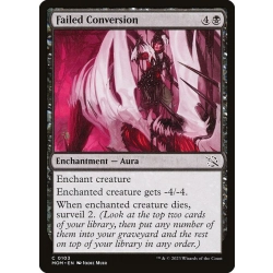 Failed Conversion