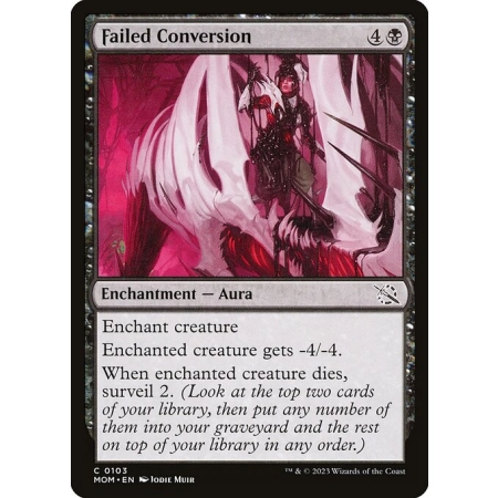 Failed Conversion
