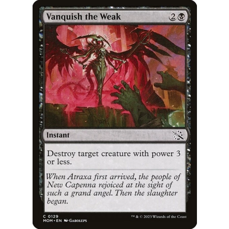 Vanquish the Weak [FOIL]