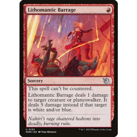 Lithomantic Barrage