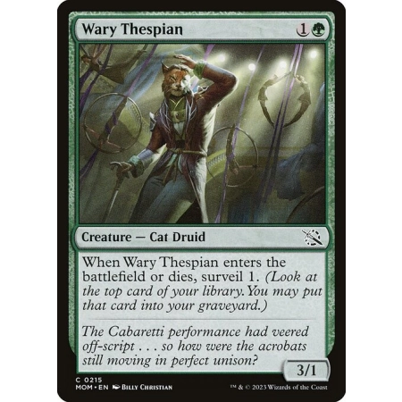 Wary Thespian