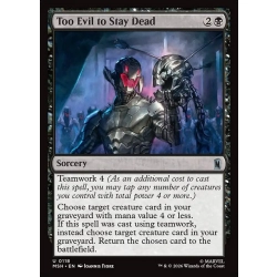 Too Evil to Stay Dead