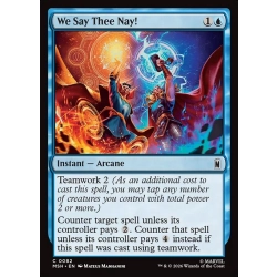 We Say Thee Nay!