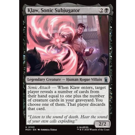 Klaw, Sonic Subjugator