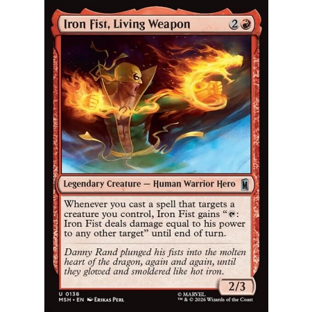 Iron Fist, Living Weapon