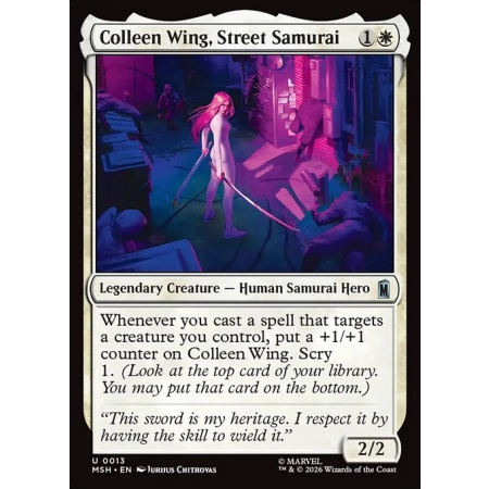 Colleen Wing, Street Samurai