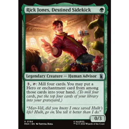 Rick Jones, Destined Sidekick