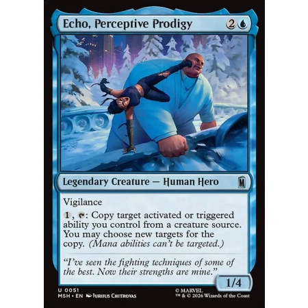 Echo, Perceptive Prodigy