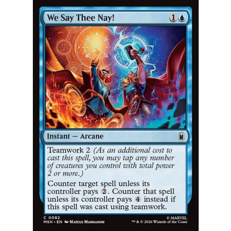 We Say Thee Nay!