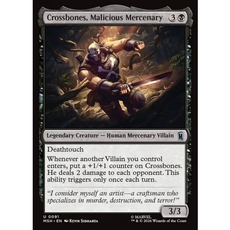 Crossbones, Malicious Mercenary