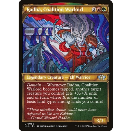 Radha, Coalition Warlord