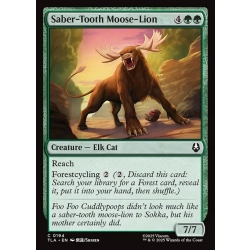 Saber-Tooth Moose-Lion