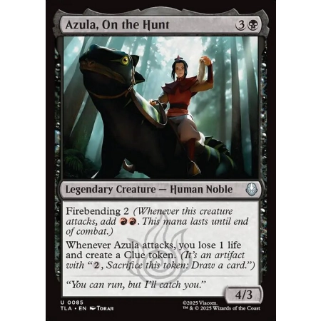 Azula, On the Hunt