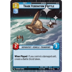 Trade Federation Shuttle [HYPERSPACE FOIL]