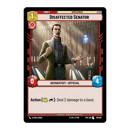 Disaffected Senator