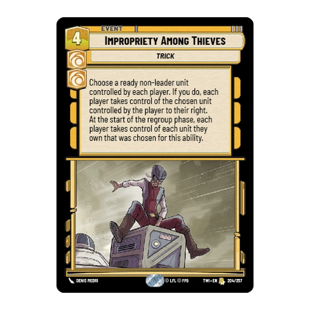 Impropriety Among Thieves [EVENT]