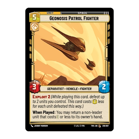 Geonosis Patrol Fighter