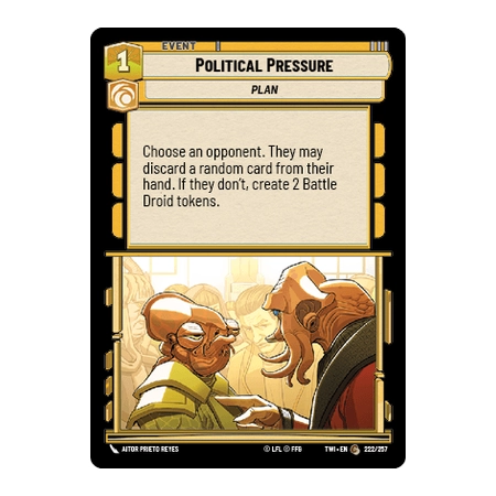 Political Pressure [EVENT]