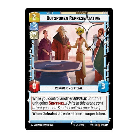 Outspoken Representative [FOIL]