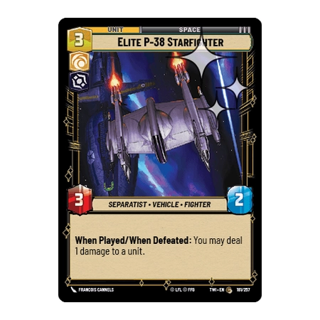 Elite P-38 Starfighter [FOIL]